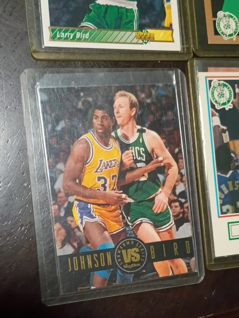 Larry bird Bundle Of 6 Sports Cards Fleer Skybox Upper Deck NBA Hoops All Star